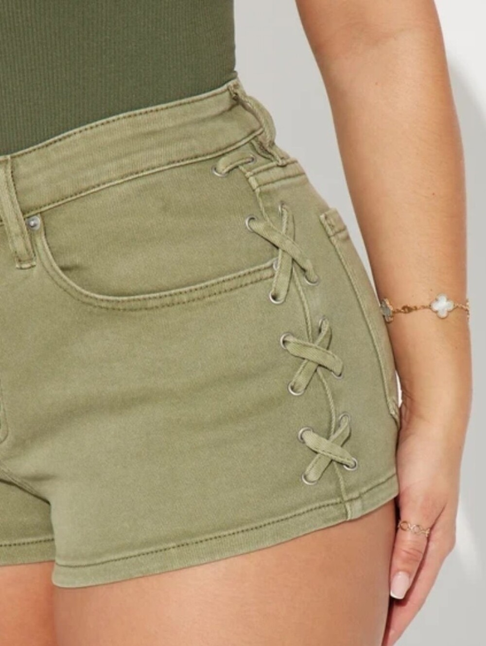 Fashion Nova Tie You Up Shorts